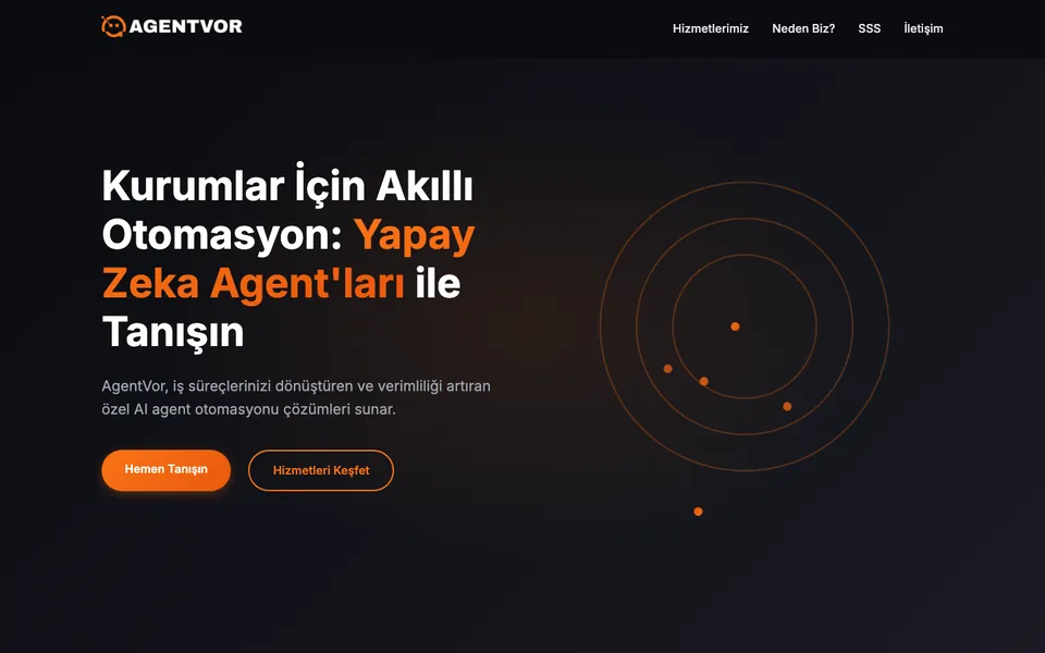 Agentvor web sitesi