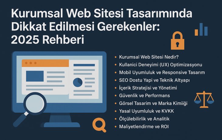 Kurumsal Web Sitesi Tasarımında Dikkat Edilmesi Gerekenler: 2025 Rehberi